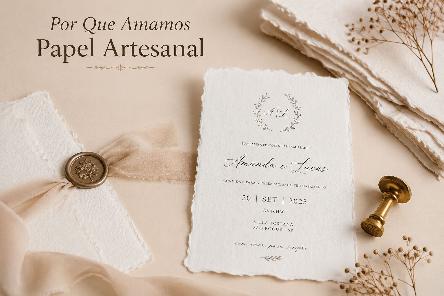 Por Que Amamos Papel Artesanal